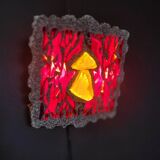 Vintage brutalist wall light