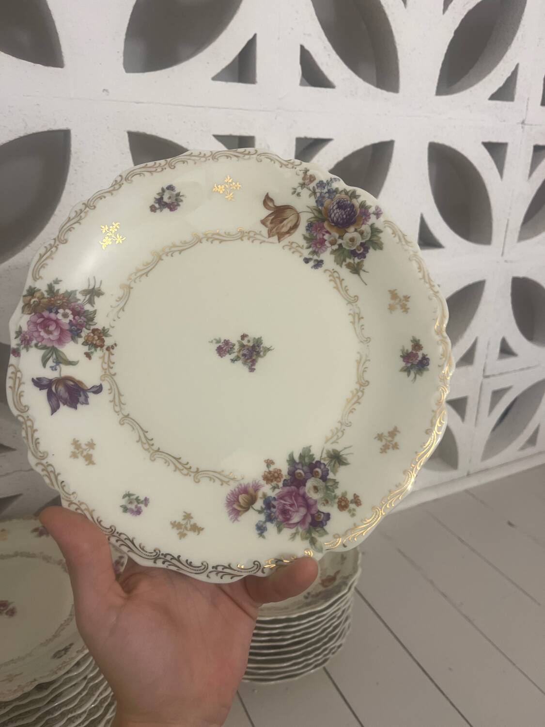 Limoges dinnerware set