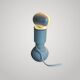 Design desk lamp Gino Sarfatti Arteluce 600c leather metal 1970