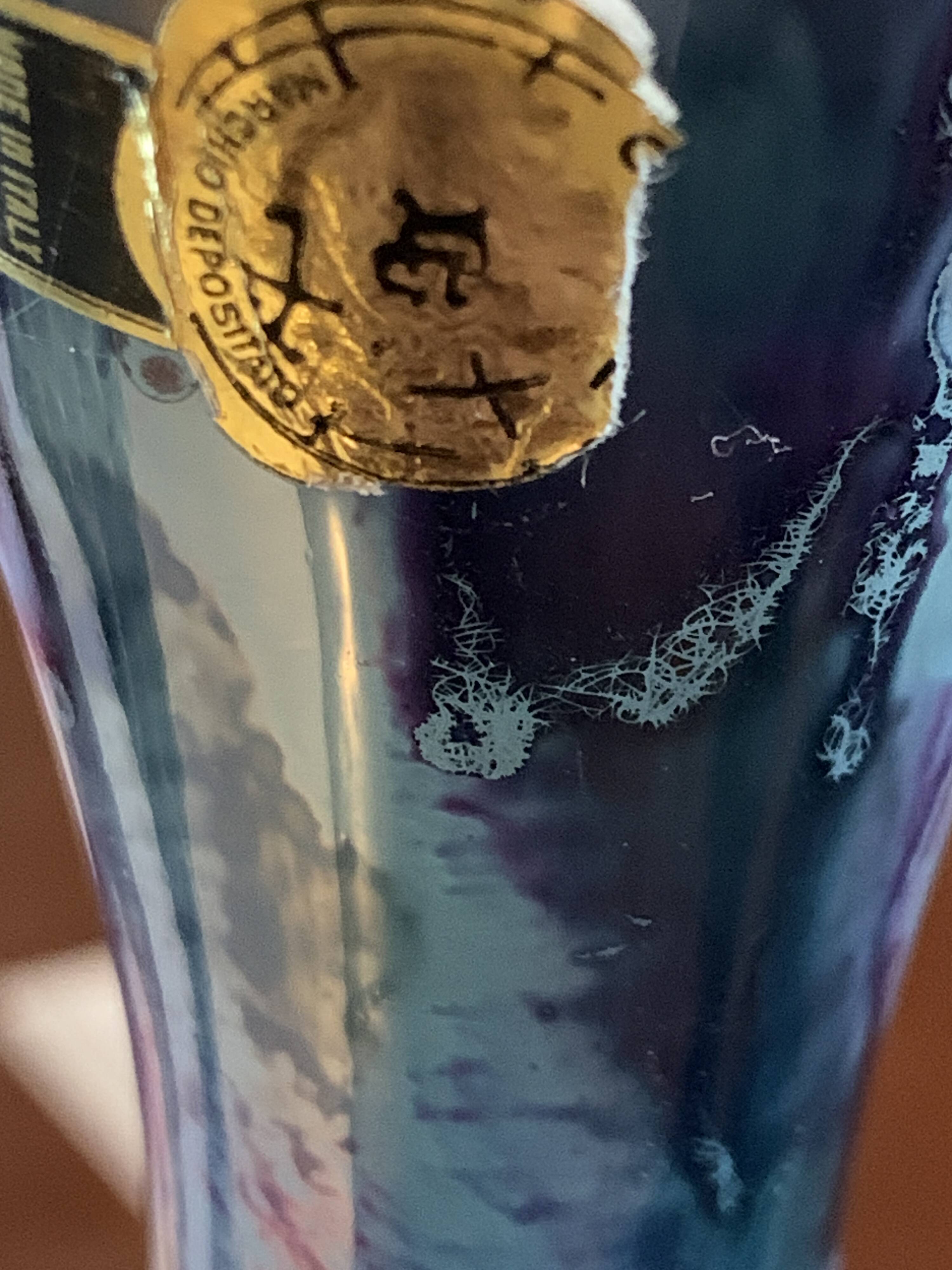 Italian blown glass soliflore vase