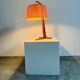 Natural Fibre & Teak Wood Table Lamp By Ib Fabiansen For Fog & Mørup, Denmark 1950S