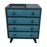 Commode vintage bicolore