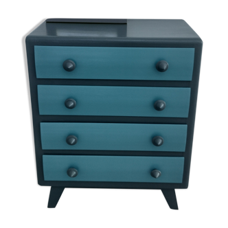 Two-tone vintage dresser