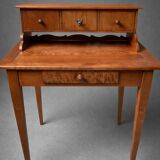 Small antique desk with a tiered design – solid wood – Louis-Philippe style / 19th century