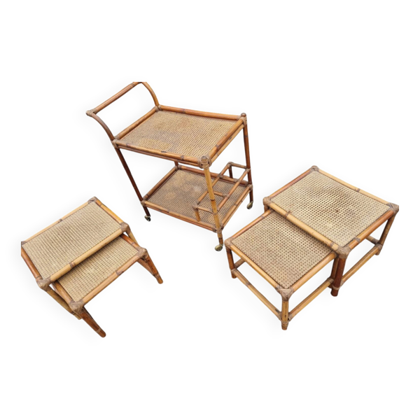 Ensemble table et desserte