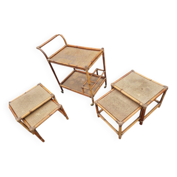 Ensemble table et desserte