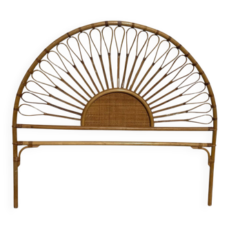 1970s Rattan Headboard from France