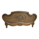 Antique carved wooden headboard, Louis XV style – early 20th century