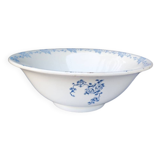 Antique salad bowl, Lyon earthenware
