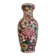 Porcelain vase with floral pattern