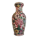 Porcelain vase with floral pattern