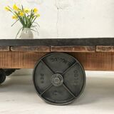 Industrial coffee table