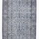 Turkish Rug All-Over Floral Pattern Light Blue Vintage Rug, 157x255Cm