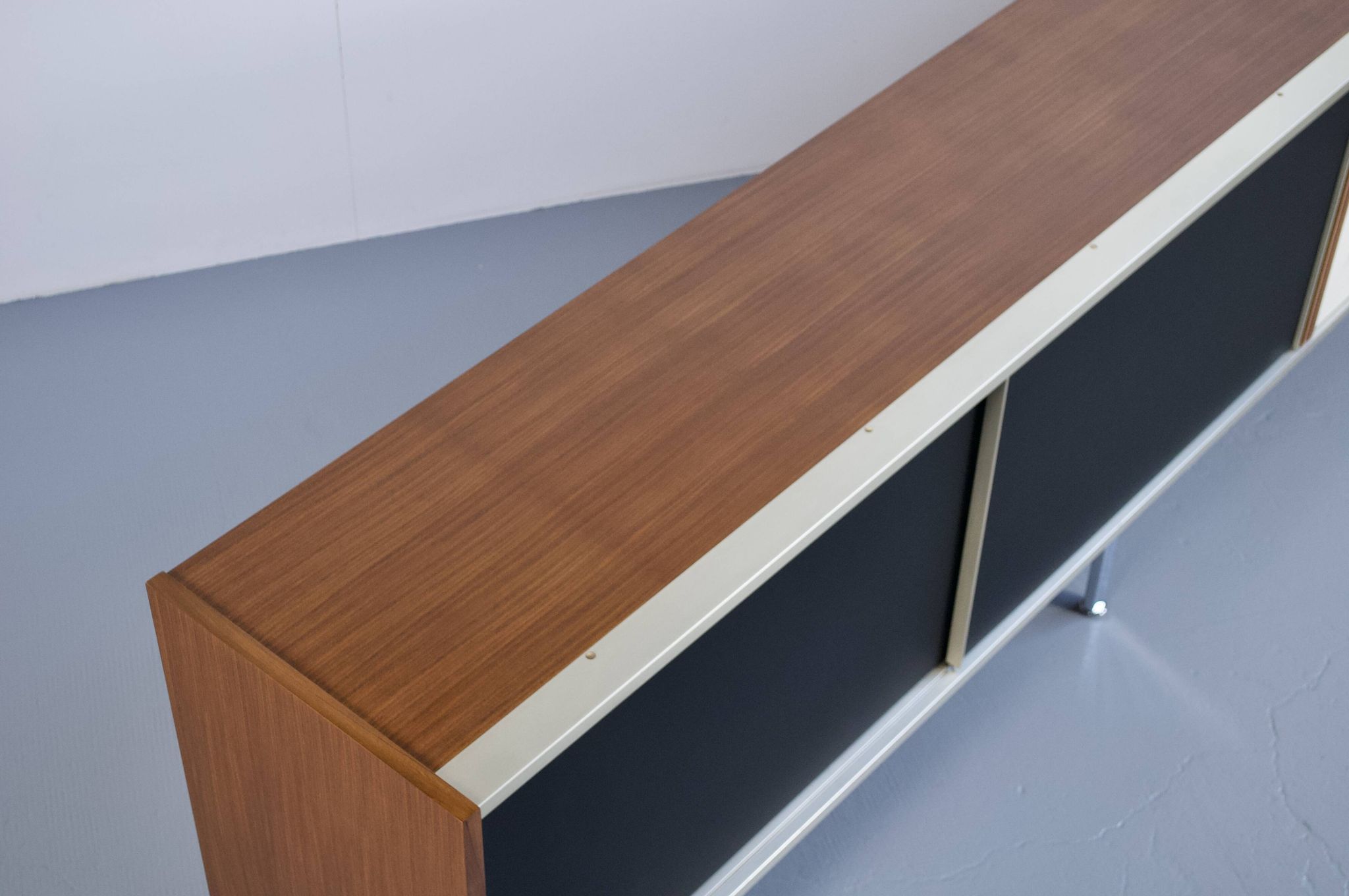 Enfilade en teck Georges Frydman édition EFA, 1963