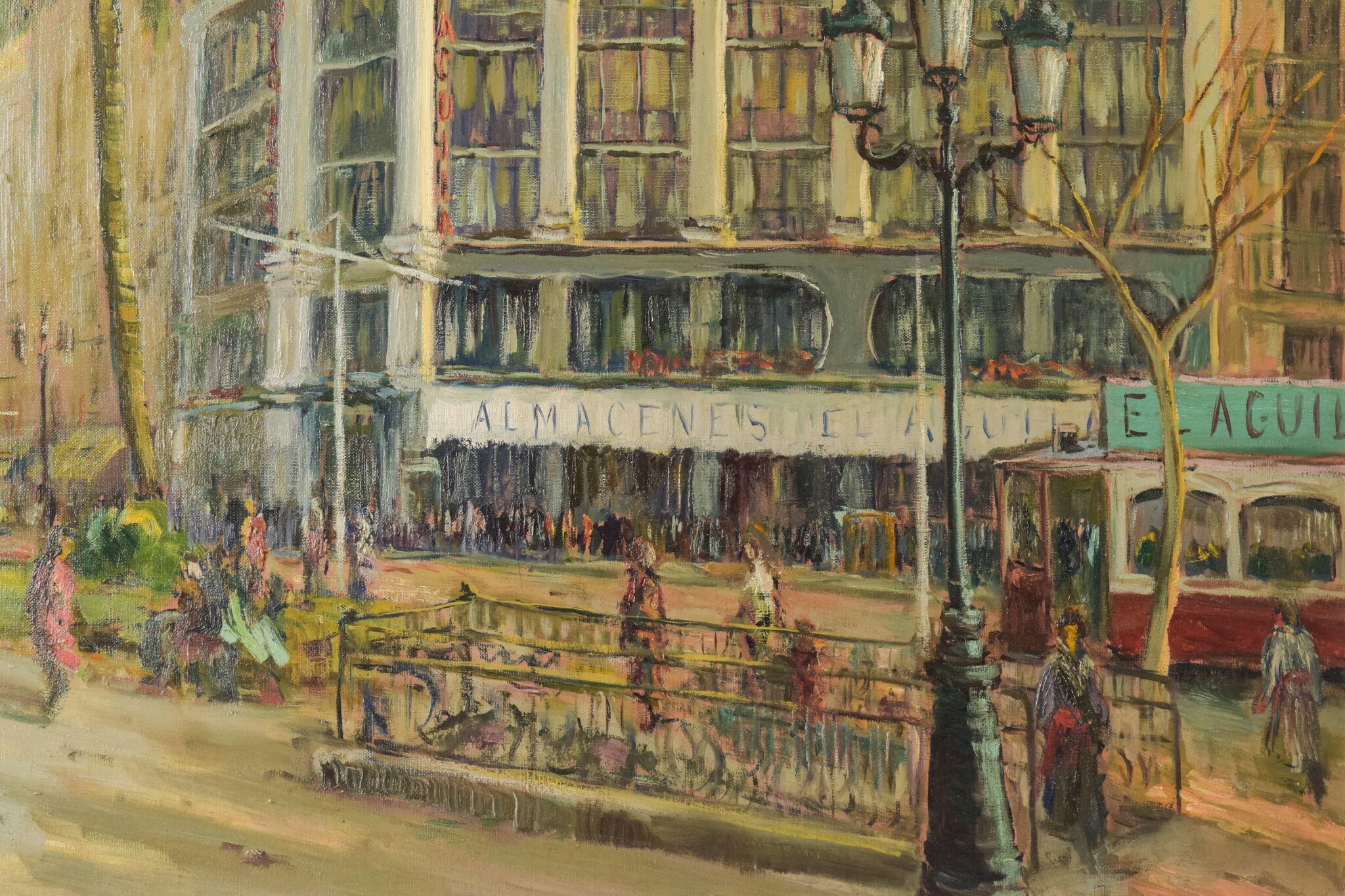 Francisco Planas Doria, Cityscape Painting, Barcelona