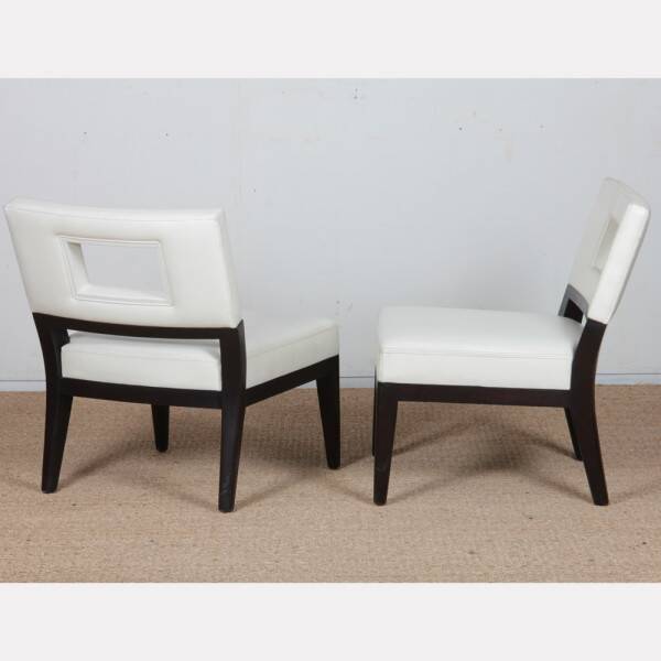 Pair of armchairs by Christian Liaigre for Holly Hunt, 1990