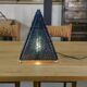 Table lamp in raw glass mosaic from the 70s
