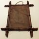 Mirror frame turned wood years 20 46 cm X 40 cm