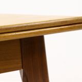 Table à manger design danois en teck extensible des années 1960