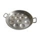 Plat à escargot aluminium vintage