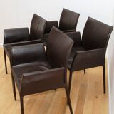Set of 4 Léa chairs, Zanotta