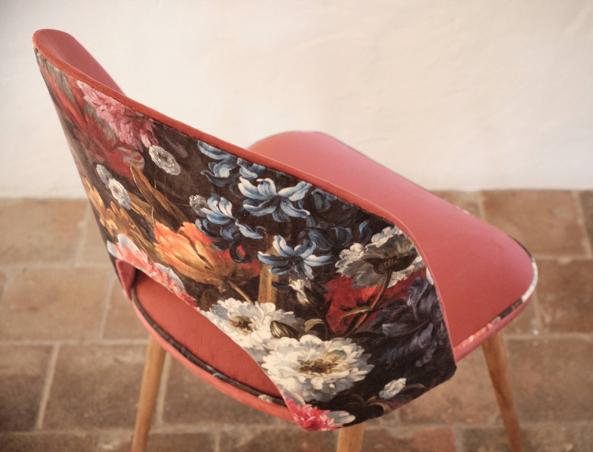 Restored vintage cocktail chair