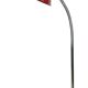 Large Red Industrial German Workshop Table Lamp from Helo Leuchten, 1950s