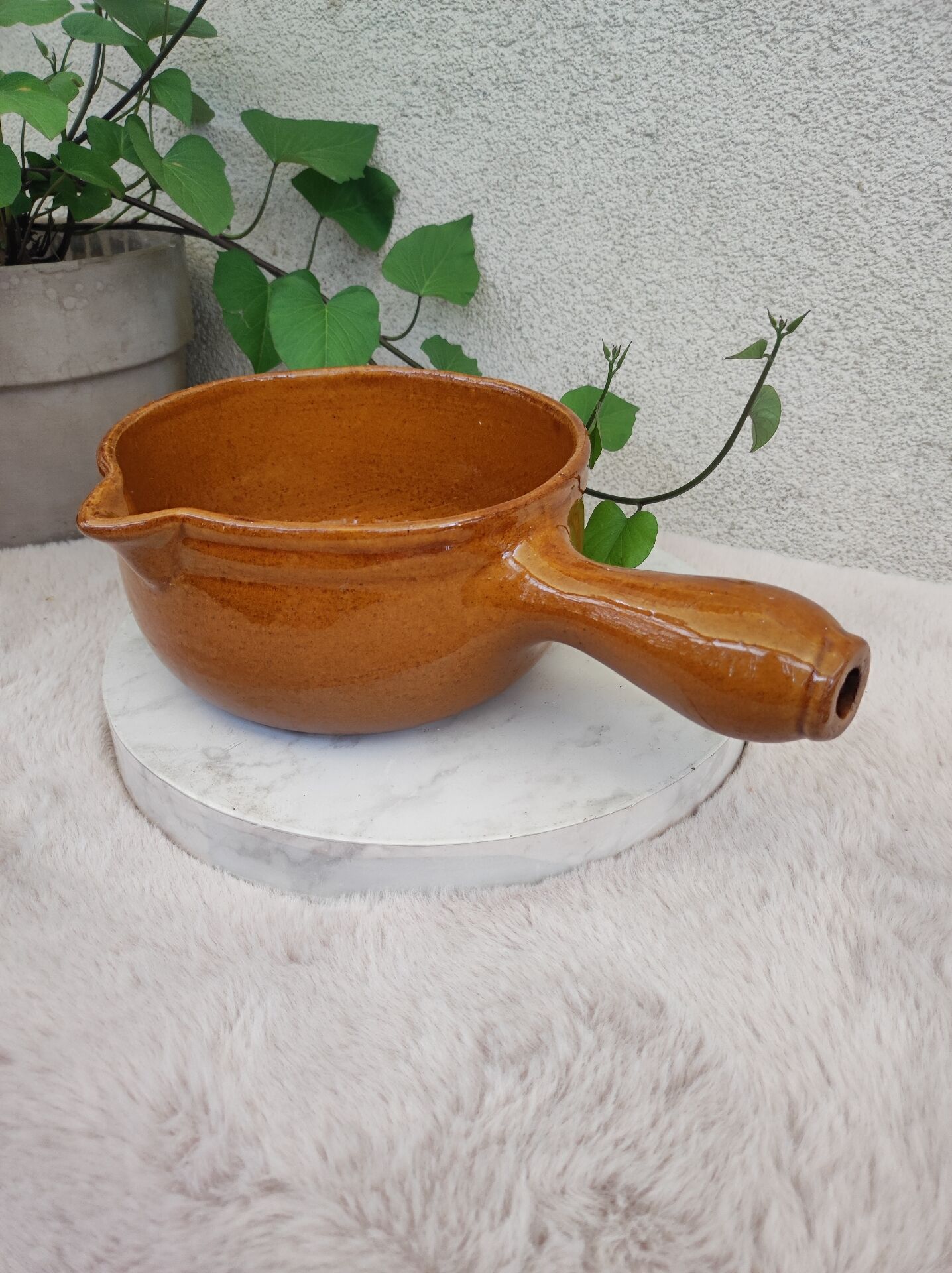 Old terracotta stove