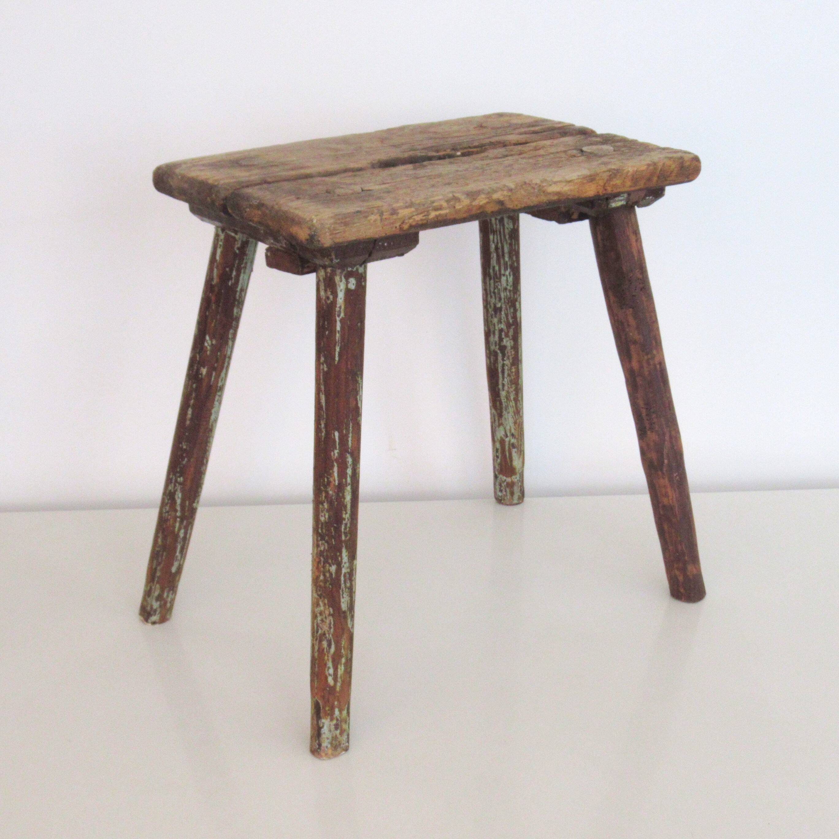 Folk art stool