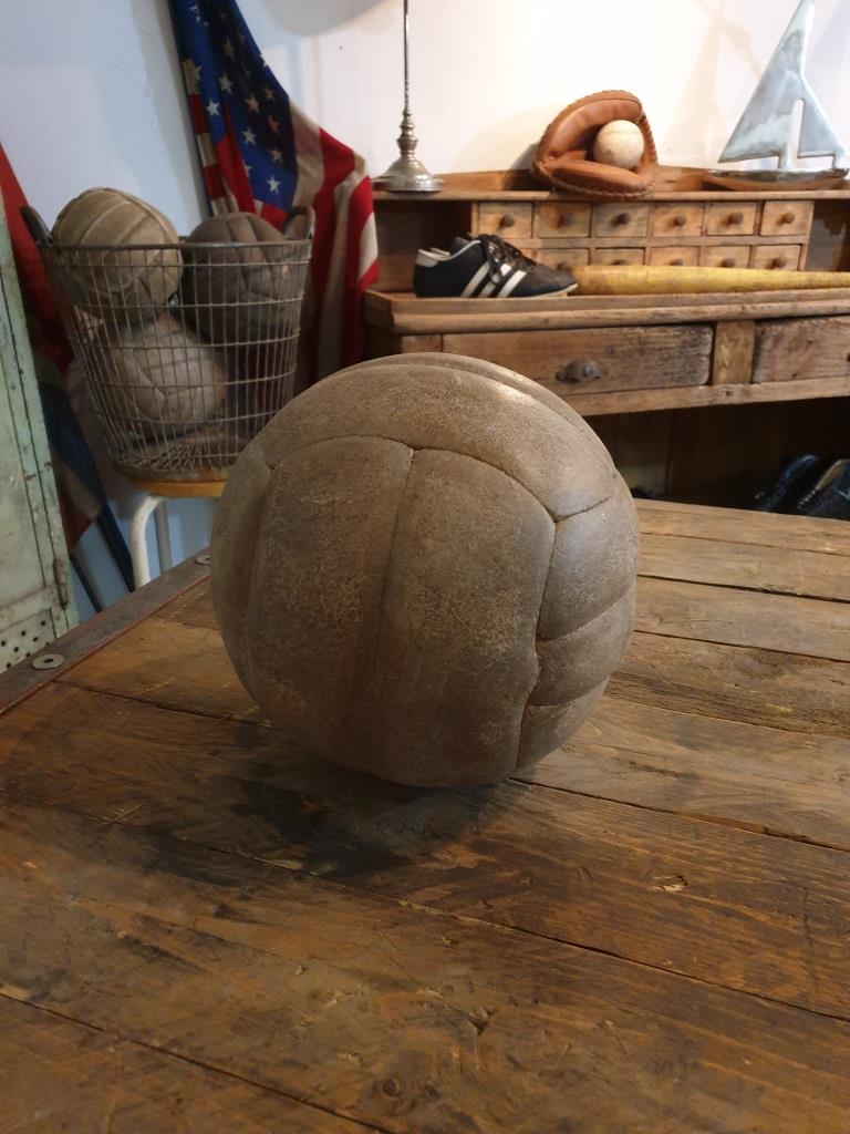 Vintage leather football
