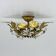Mid-century design banci style ceiling lamp crystal flower , 1970sMid-centu