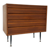 Teak chest of drawers