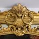 Large trumeau, or glazing bead mirror, Louis XV style. 1950s.