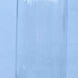 Antique oval glass globe 40.5 cm high