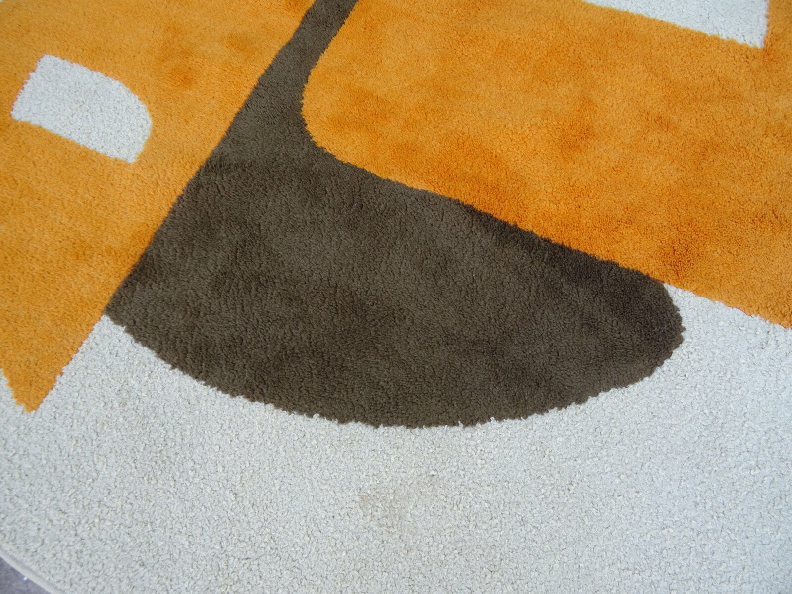 Design round carpet, 60s