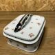 OLD SARDINE BOX, VICTORIA AUSTRIA PORCELAIN BOX
