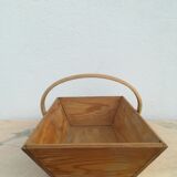 Wooden picking basket