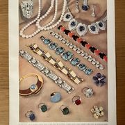 Planche photographique sur les bijoux et la bijouterie - 1940