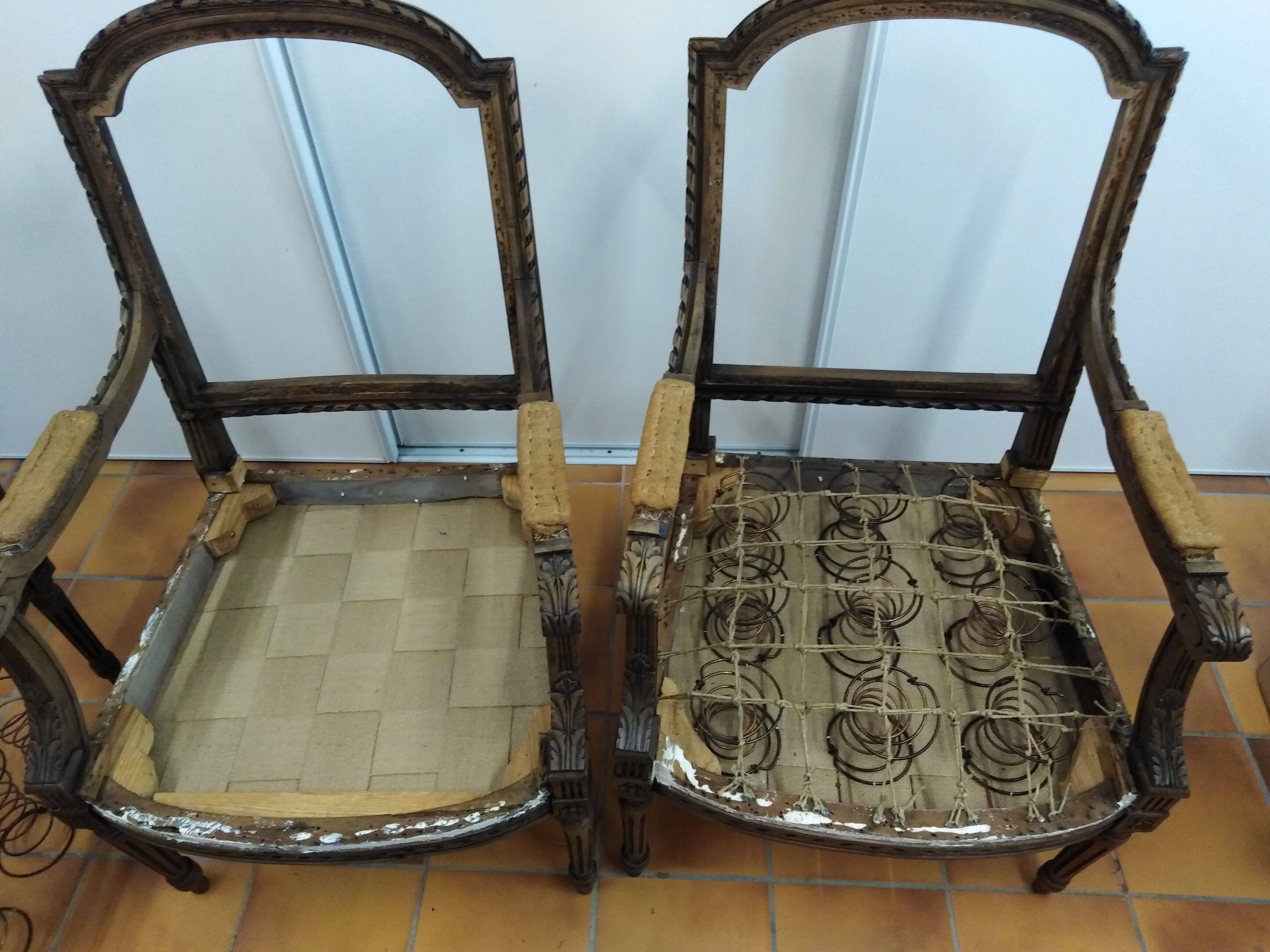 Louis XVI armchairs