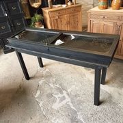 Antique display cabinet on legs