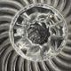 Art Deco - Crystal stamped Baccarat sugar pot