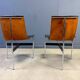Pair of T side chairs by Katavolos, Littell & Kelley for Laverne International
