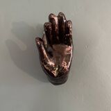 Hand-shaped coat hook
