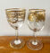 Pair of Napoleon III liqueur glasses
