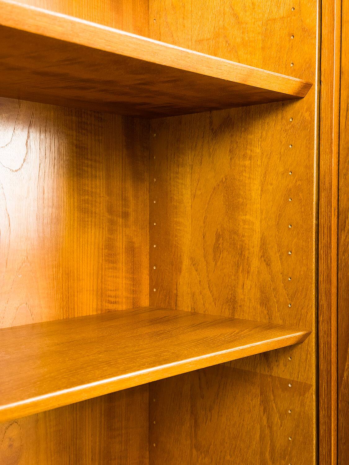 Danish Teak Cabinet with Glass Doors by Carlo Jensen for Hundevad & Co, 1960s