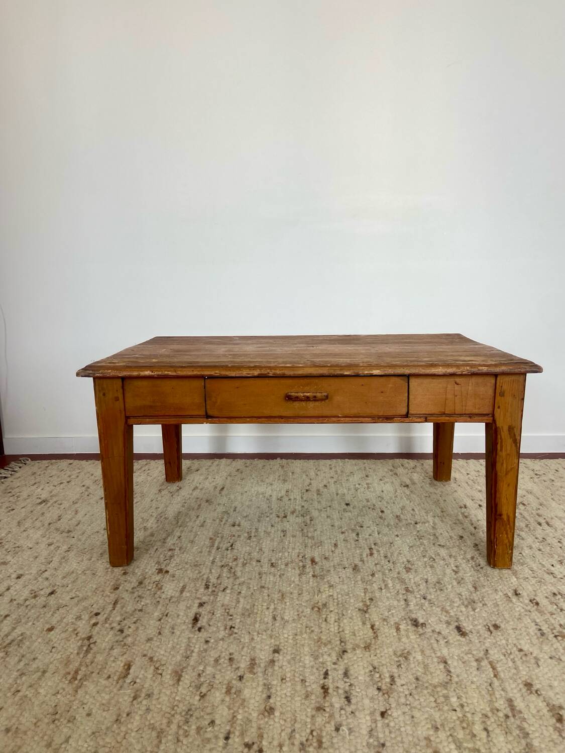 Vintage wooden coffee table