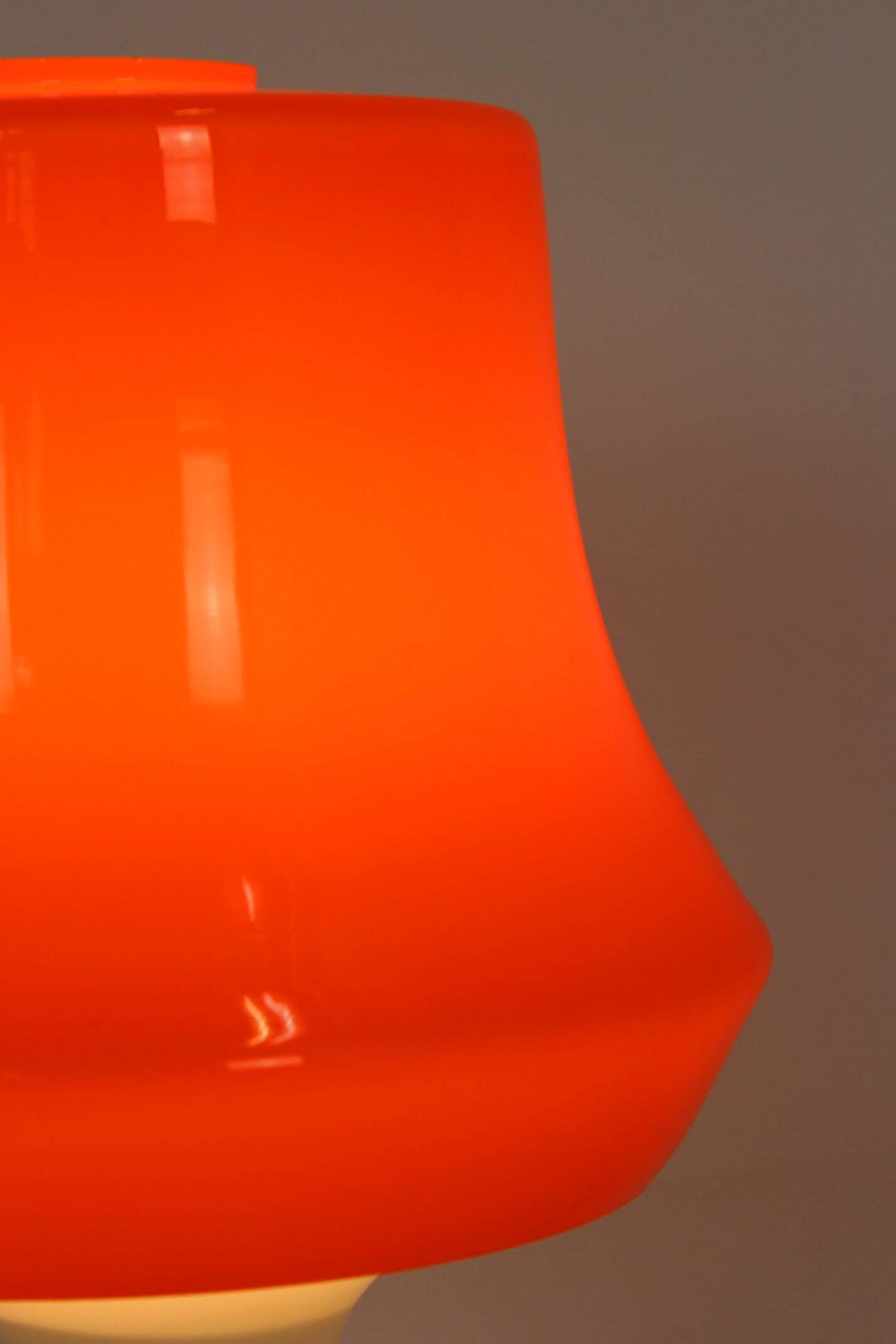 Vintage Glass Table Lamp from Lighting Glass, 1970s