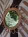 Vintage rattan mirror