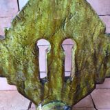 Tamegroute pottery candle holder