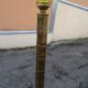 Vintage 70s bronze imitation bamboo floor lamp